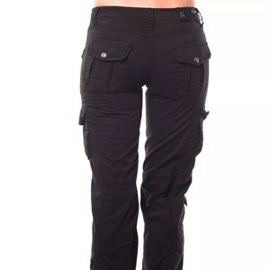 Black cargo pants